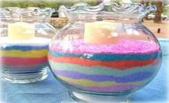 DIY : fabriquez du sable coloré maison avec de simples craies
