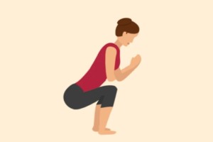 squat profond Malasana